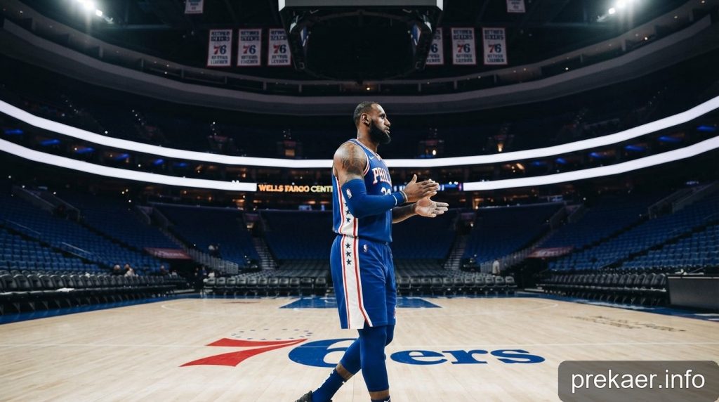 NBA 2026/27: LeBron James và chương mới tại Philadelphia 76ers trước thềm mùa giải