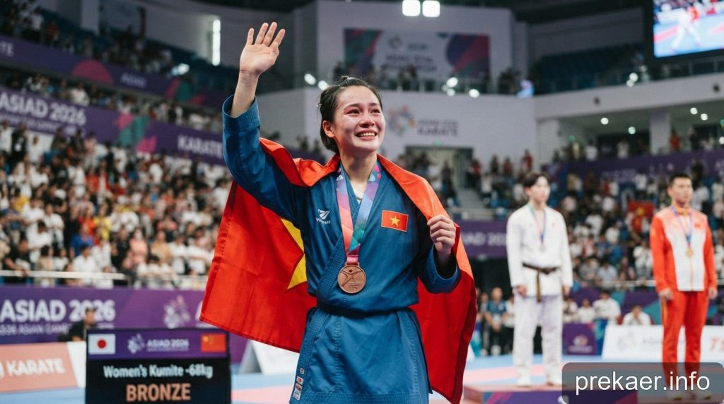 Nguyễn Thị Diệu Ly và dấu ấn Karate Việt Nam tại ASIAD 2026: Tấm HCĐ đầy cảm xúc